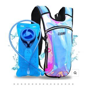 Sojourner Holographic Hydration Backpack for Hiking, Raves, Festivals